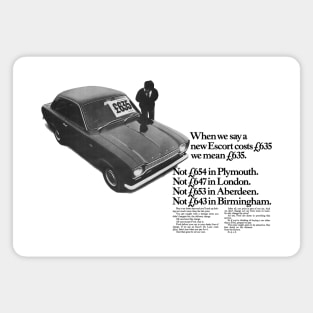 FORD ESCORT MK 1 - advert Magnet